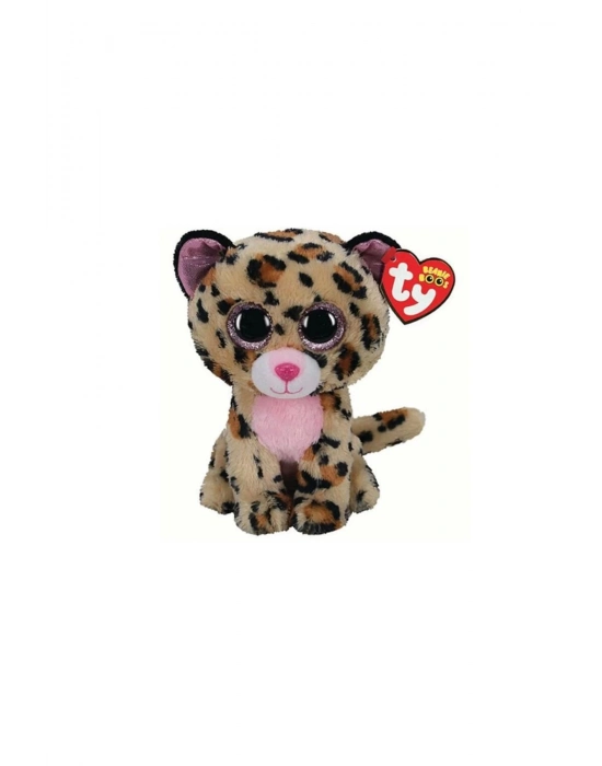 TY Beanie Boos Kahverengi Benekli Peluş Leopar Livvie 15 cm