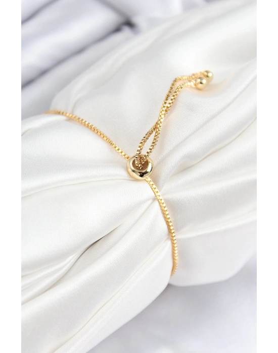 BFS Pirinç Zirkon Taşlı Kalp Model Gümüş Renk Asansörlü Kadın Bileklik