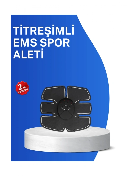 Titreşimli EMS Spor Aleti Karın Kol ve Bacak Kas Yapma Cihazı 2025 Model