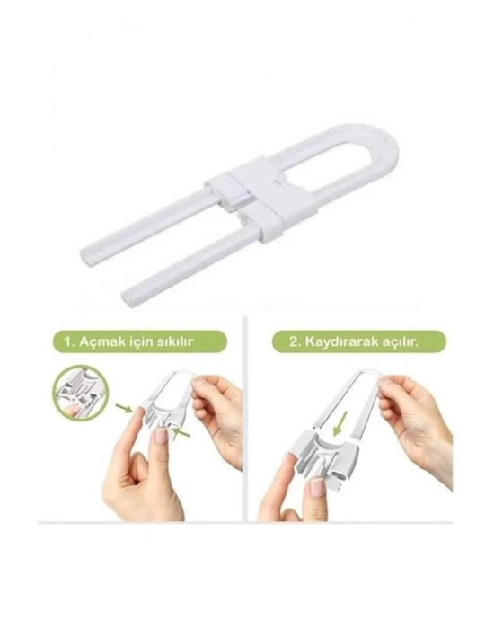 Bfs Bebek Çocuk Çekmece Ve Dolap Koruma Raylı Güvenlik Sistemi Emniyet Kilidi