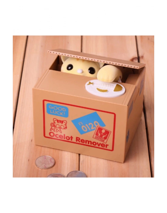 Hırsız Para Çalan Kedi Kumbara