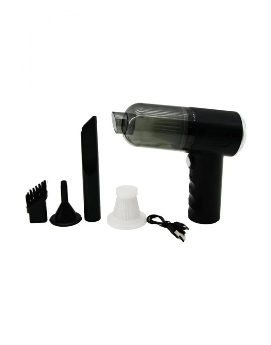 Buffer 3in1 Araç İçi Kablosuz Şarjlı Mini El Süpürgesi Vakum ve Üfleme