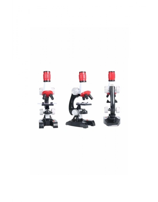 Eğitici Mikroskop Kiti Zoom Led Işıklı 100x 400x 1200x ST1200X