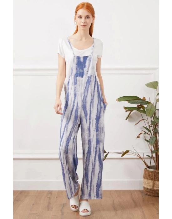 Rahat ve Şık Askılı İpli Tulum