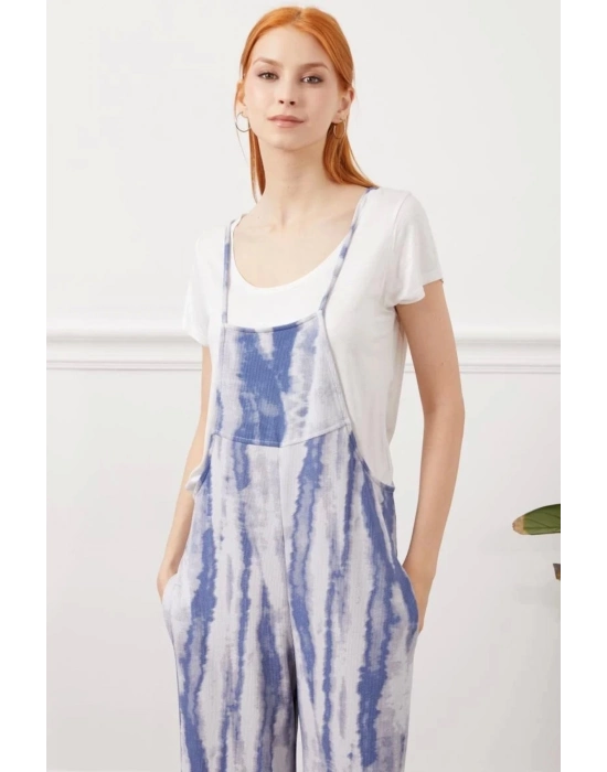 Rahat ve Şık Askılı İpli Tulum