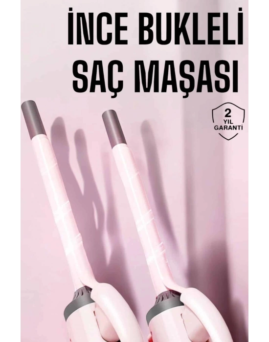 Saç Maşası 10Mm İnce Bukle Taşınabilir Saç Kıvırma Çubuğu