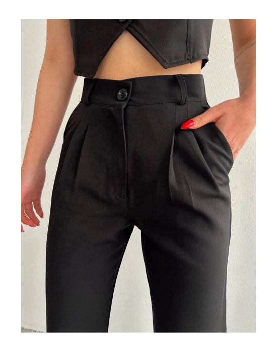 Palazzo pantolon siyah s23211