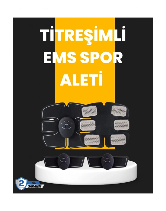Titreşimli Ems Spor Ve Fitness Cihazı Karın Kası Kol Bacak 2025 Model