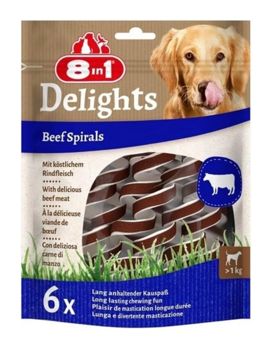 Smart Delights Beef Spirals Biftekli Burgu Köpek Ödülü 6lı