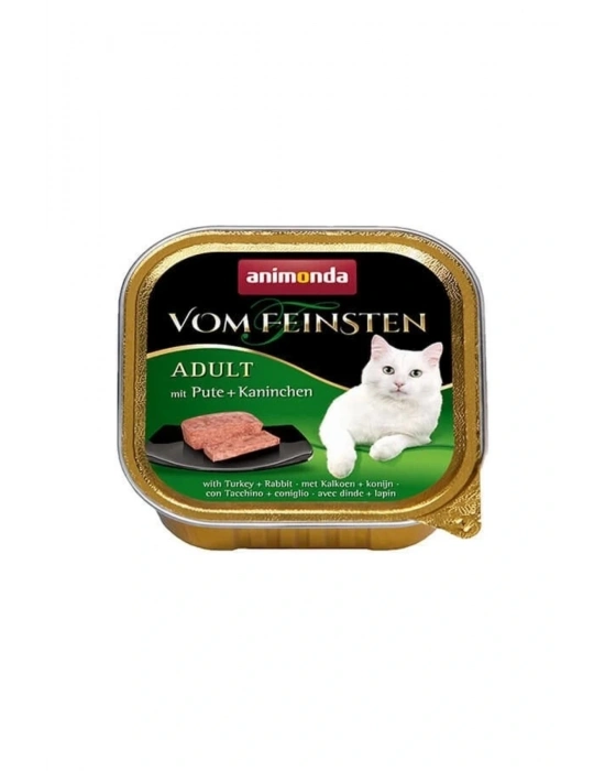 Animonda Hindi Ve Tavşanlı Yetişkin Konserve Kedi Maması 100 Gr