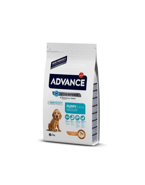 Advance Puppy Medium Tavuklu Orta Irk Yavru Köpek Maması 3 Kg