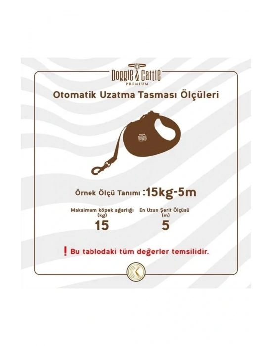 Doggie Soft Otomatik Köpek Uzatma Tasması Xsmall Beyaz 12 Kg 3 Mt