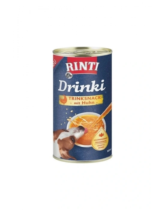 Rinti Drinki Sağlıklı Ve Doğal Taze Tavuklu Besleyici Köpek Çorbası 185 Ml