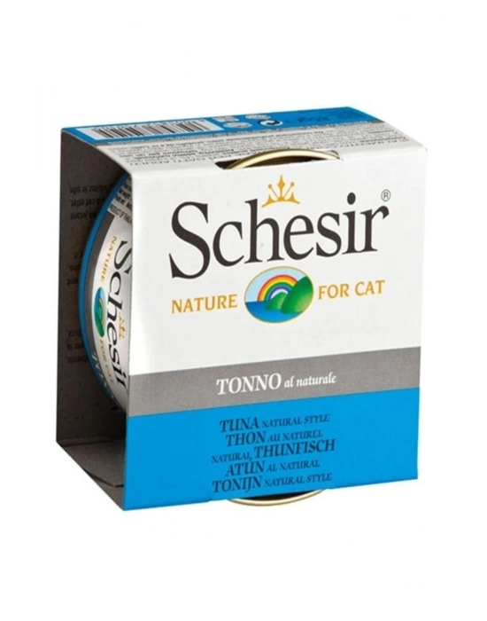 Schesir Ton Balıklı Naturel Konserve Kedi Maması 85 Gr