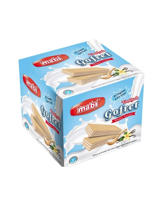 Mabi El Yapimi Citir Gofret Vanilyali 600Gr X 4 Adet