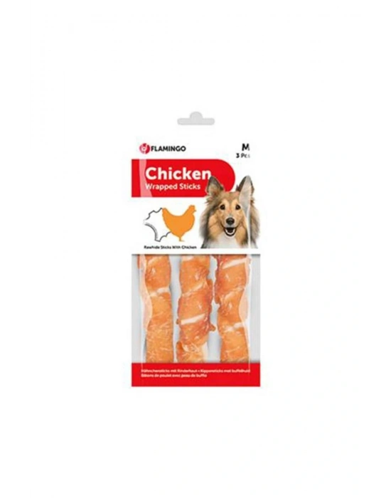 Chick N Wrap Et Sargılı Köpek Ödül Çubuk 3 Lü 17 Cm SKT:11/2024