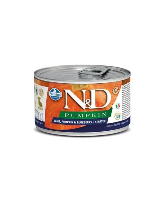 N&D Pumpkin Balkabaklı Kuzu Etli Anne Ve Yavru Konserve Köpek Maması 140 Gr