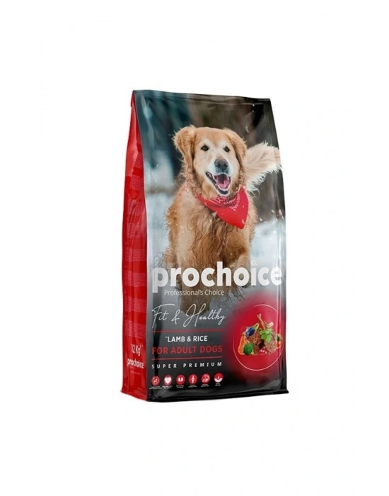 Pro Choice Adult Lamb Kuzu Etli Yetişkin Köpek Maması 12 Kg