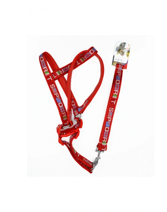 Euro Dog Köpek Uzatma Tasması ve Göğüs Tasması Kırmızı 120 Cm - 454-JCLH734-KIRMIZI-454-JCLH734-KIRM