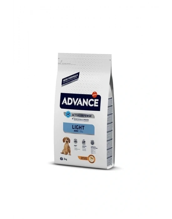 Advance Light Mini Tavuklu Küçük Irk Diyet Köpek Maması 3 Kg
