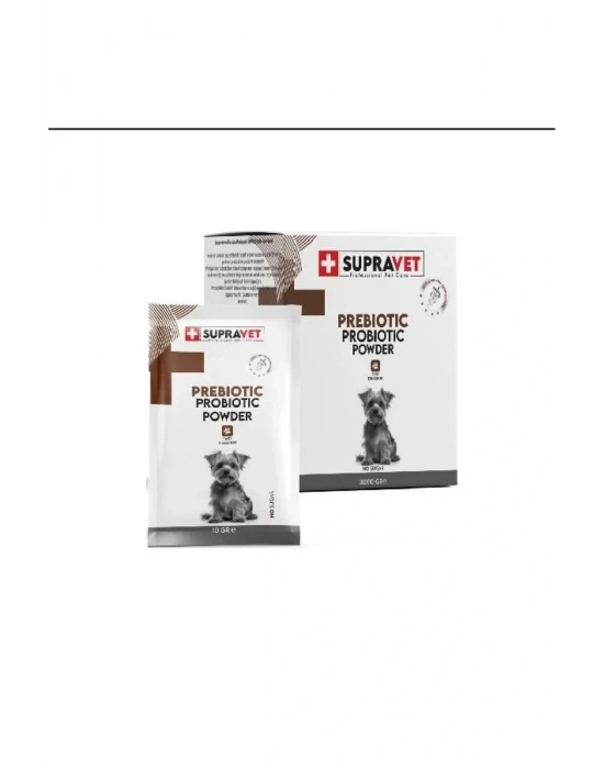 Supravet Köpekler Için Toz Probiyotik Ve Prebiyotik Takviyesi 1,5 Gr