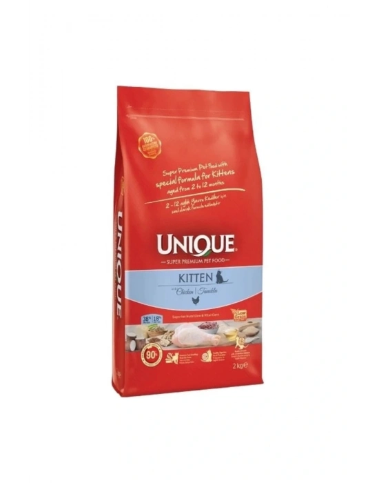 Unique Tavuklu Düşük Tahıllı Yavru Kedi Maması 2 Kg