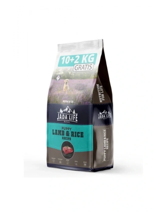 Jada Life Puppy Kuzu Ve Pirinçli Yavru Köpek Maması 10 Kg + 2 Kg Hediyeli