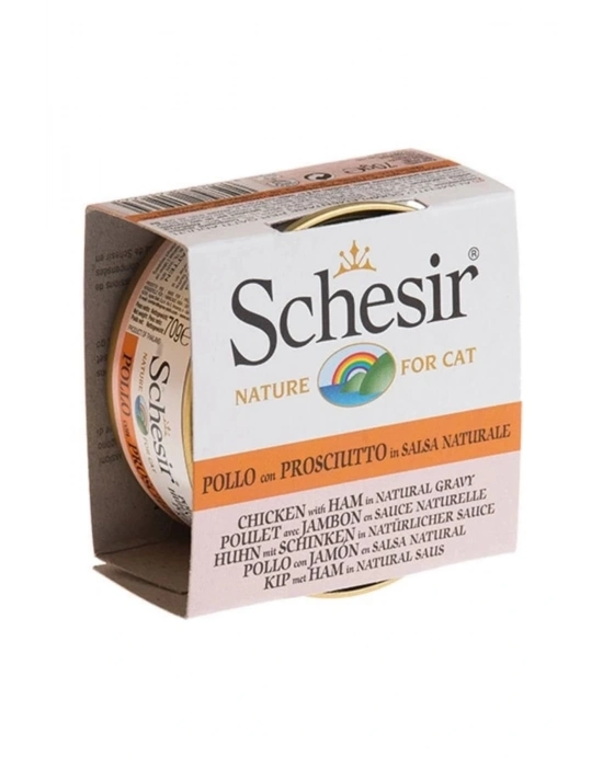 Schesir Tavuk Ve Karidesli Naturel Konserve Kedi Maması 70 Gr