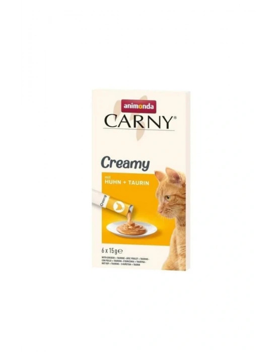 Animonda Carny Tavuk & Taurin Sıvı Kedi Ödülü 15 Gr 6 Adet