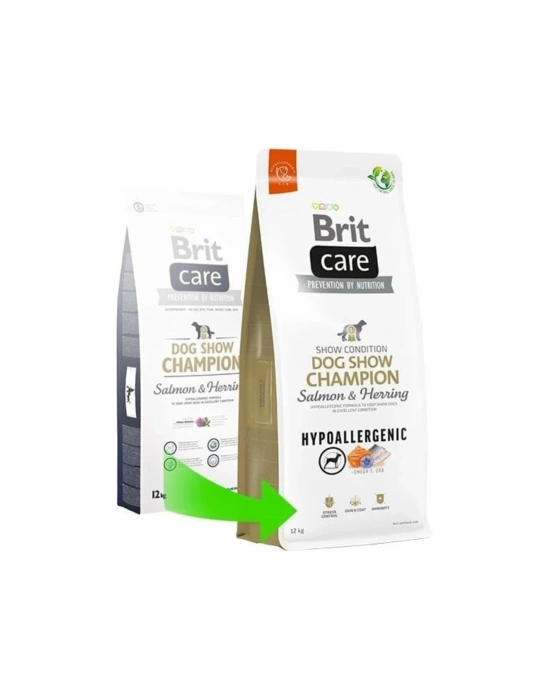 Brit Care Hypo-Allergenic Champion Somonlu Ve Ringa Balıklı Yetişkin Köpek Maması 12 Kg