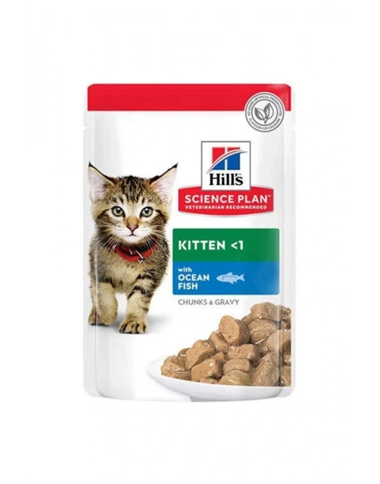 Hills Kitten Okyanus Balıklı Pouch Yavru Konserve Kedi Maması 85 Gr