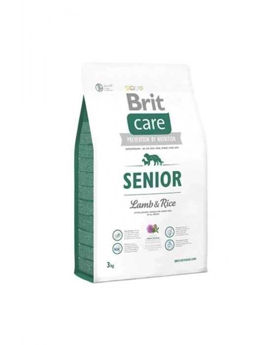 Brit Care Senior Hypo-Allergenic Kuzu Etli Yaşlı Köpek Maması 3 Kg