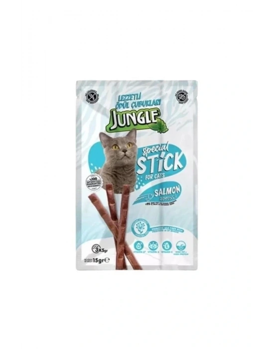 Jungle Somonlu Stick Kedi Ödülü 3 Adet 5 Gr