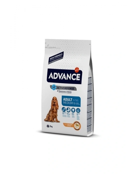 Advance Adult Medium Tavuklu Orta Irk Yetişkin Köpek Maması 3 Kg