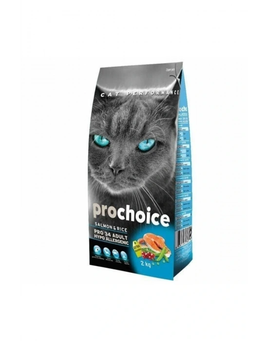 Pro Choice Pro 34 Adult Somonlu Yetişkin Kedi Maması 2 Kg