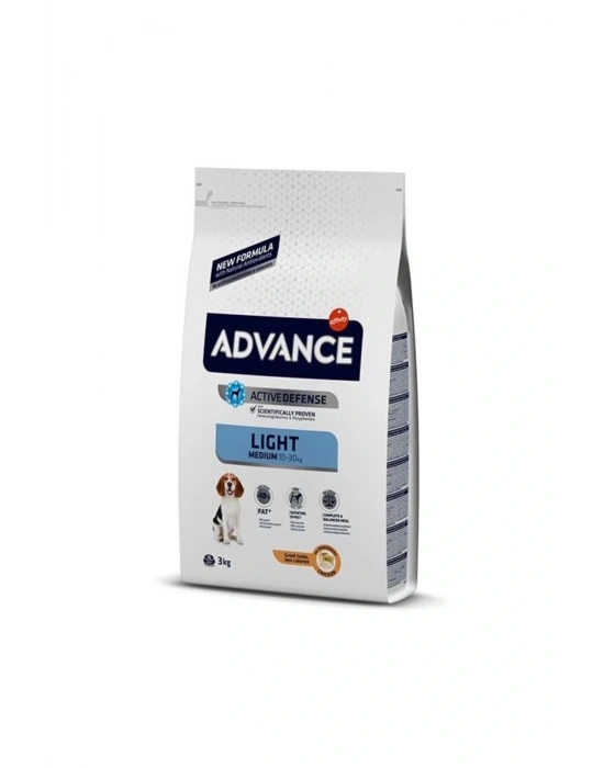 Advance Light Medium Tavuklu Orta Irk Diyet Köpek Maması 3 Kg