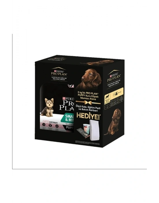 Pro Plan Puppy Somonlu Küçük Irk Yavru Köpek Maması 3 Kg | Ölçü Kabı Ve Eğitim Pedi Hediyeli