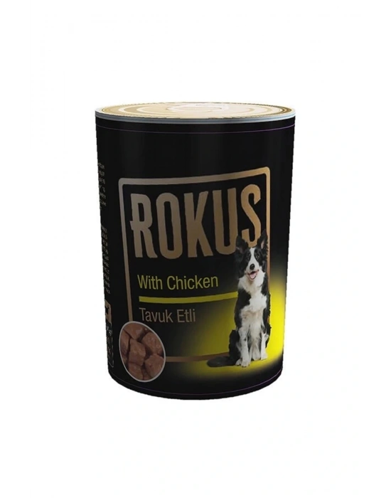 Rokus Tavuklu Yetişkin Konserve Köpek Maması 410 Gr