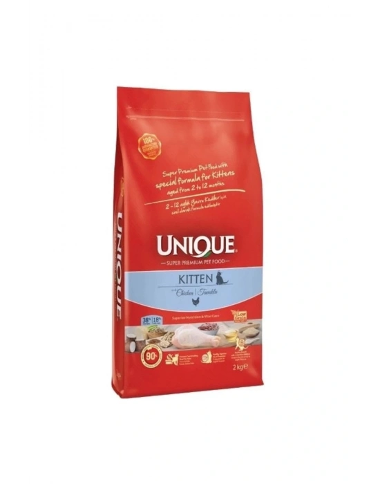 Unique Tavuklu Düşük Tahıllı Yavru Kedi Maması 7 Kg