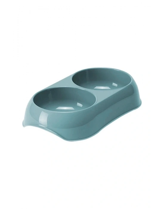 Gusto Köpek ve Kedi Mama Kabı Su Mavisi 2x200 Ml