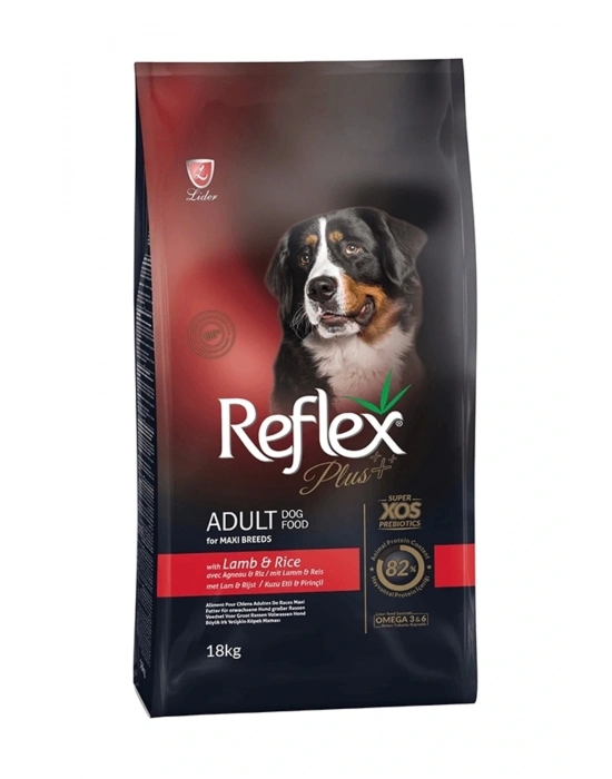 Plus Orta Ve Büyük Irk Kuzu Etli Yetişkin Köpek Maması 18 Kg