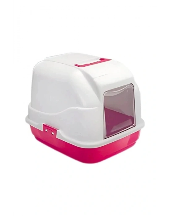 İmac My Cat Filtresiz Kapalı Kedi Tuvaleti Pembe 50X40X40 Cm