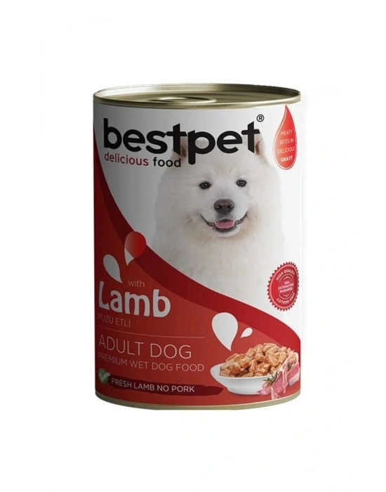 Bestpet Kuzulu Gravy Yetişkin Köpek Konservesi 400 Gr
