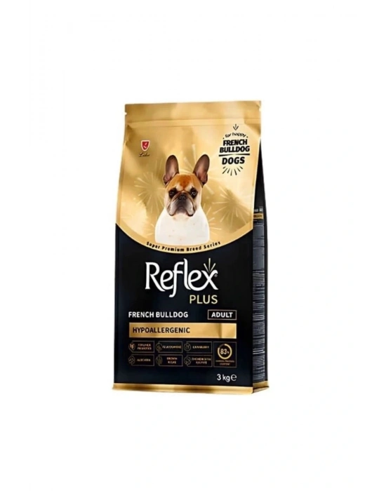 Plus French Bulldog Hypoallergenic Tavuklu Yetişkin Köpek Maması 3 Kg