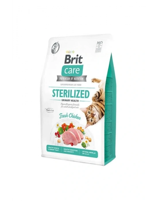 Brit Care Hipoalerjenik Sterilized Urinary Tahılsız Tavuklu Kısırlaştırılmış Kedi Maması 2 Kg