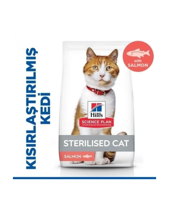 Hills Somonlu Kısırlaştırılmış Yetişkin Kedi Maması 3 Kg