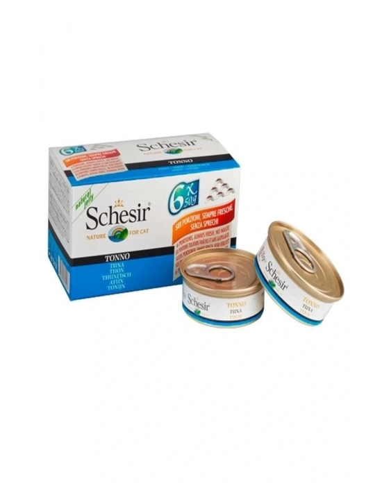Schesir Multipack Tuna Konserve Kedi Maması 6X50 Gr