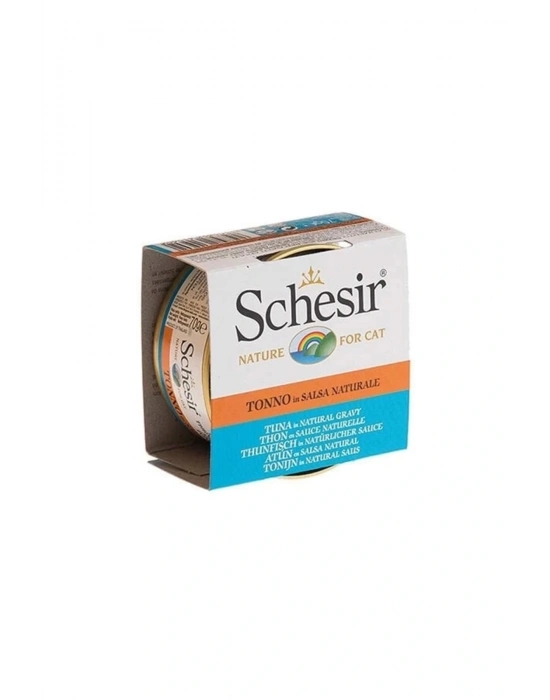 Schesir Broth Naturel Sauce Ton Balıklı Pouch Yetişkin Konserve Kedi Maması 70 Gr