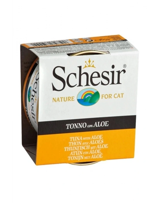 Schesir Ton Balıklı Ve Aloeveralı Jöleli Konserve Kedi Maması 85 Gr