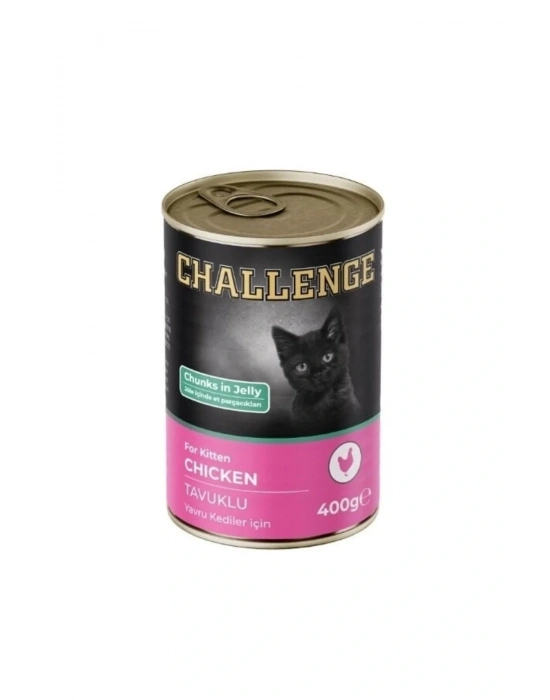 Challenge Tavuklu Yavru Konserve Kedi Maması 400 Gr